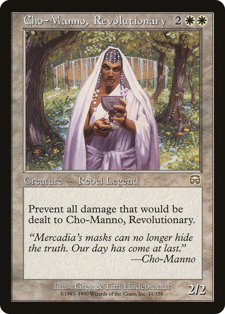 Cho-Manno, Revolutionary [Mercadian Masques] Foil