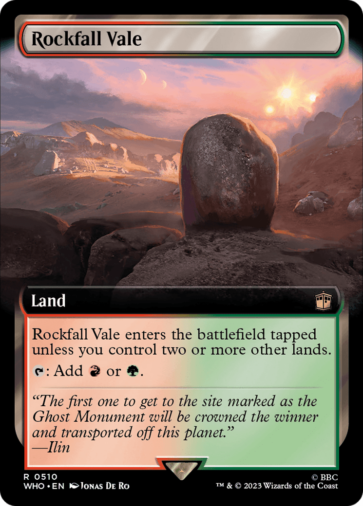 Rockfall Vale (Extended Art) [Doctor Who] Foil
