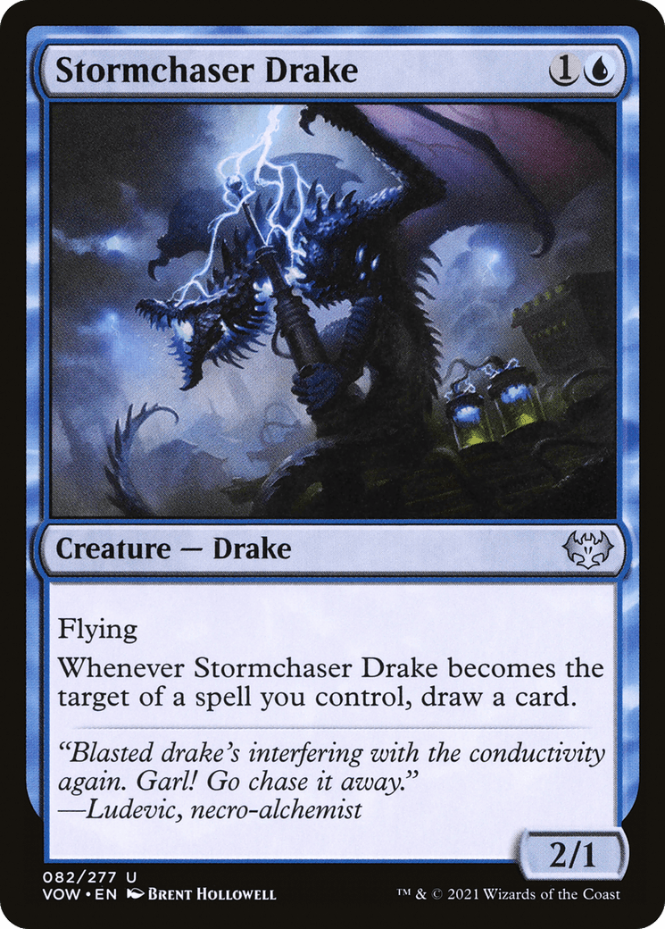 Stormchaser Drake [Innistrad: Crimson Vow] Foil