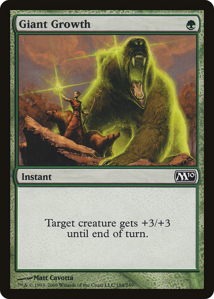 Giant Growth [Magic 2010] Foil