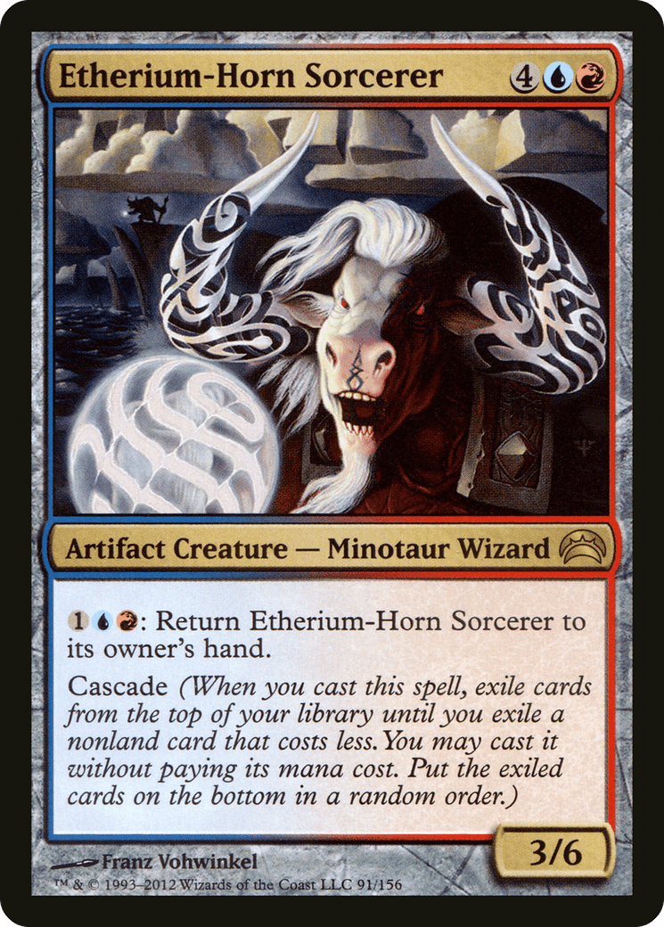Etherium-Horn Sorcerer (091) [Planechase 2012]  Foil