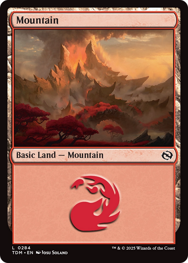 Mountain (0284) (284) [Tarkir: Dragonstorm]