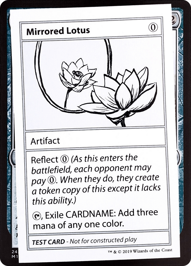 Mirrored Lotus (2021 Edition) [Mystery Booster Playtest Cards]