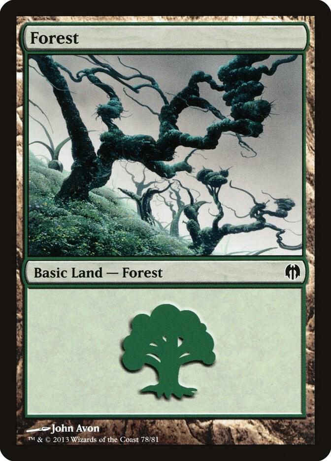 Forest 78 (Duel Decks: Heroes vs. Monsters) 