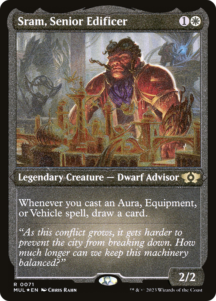 Sram, Senior Edificer (Foil Etched) |  Foil (071) [Multiverse Legends]