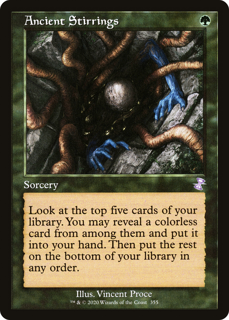Ancient Stirrings (Timeshifted) [Time Spiral Remastered] Foil