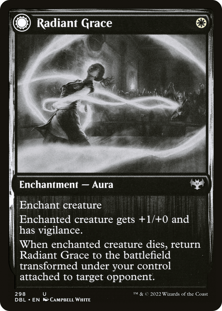 Radiant Grace // Radiant Restraints [Innistrad: Double Feature] Foil