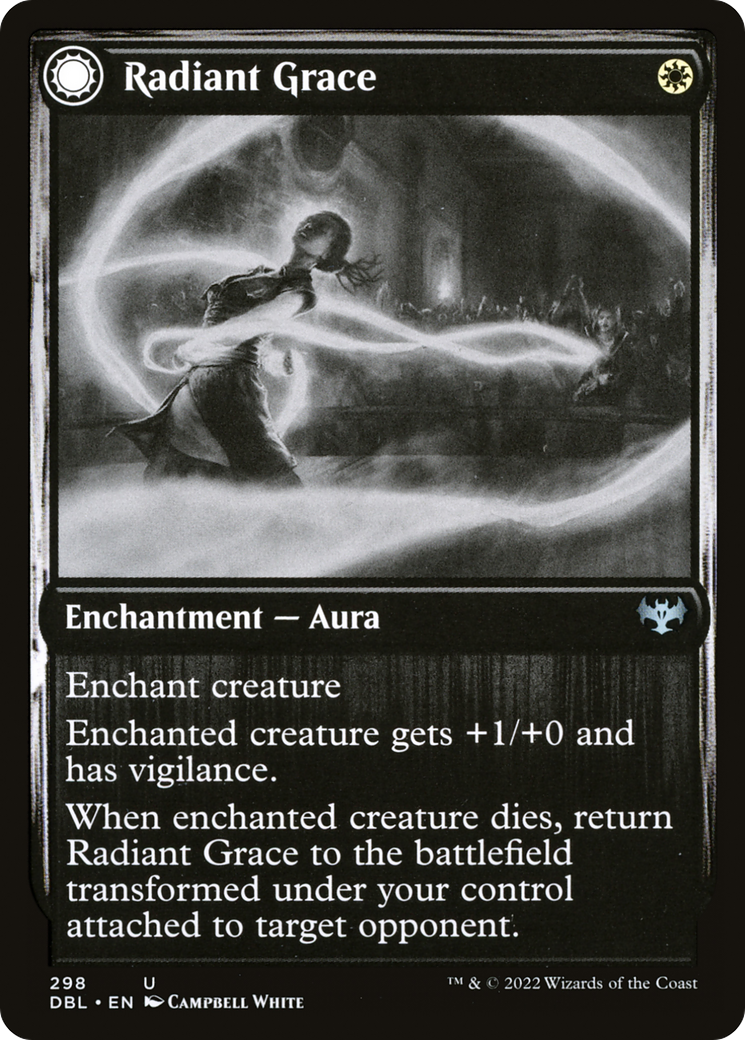 Radiant Grace // Radiant Restraints [Innistrad: Double Feature] Foil