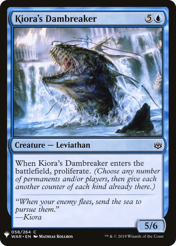 Kiora's Dambreaker |  (WAR-58) [The List]