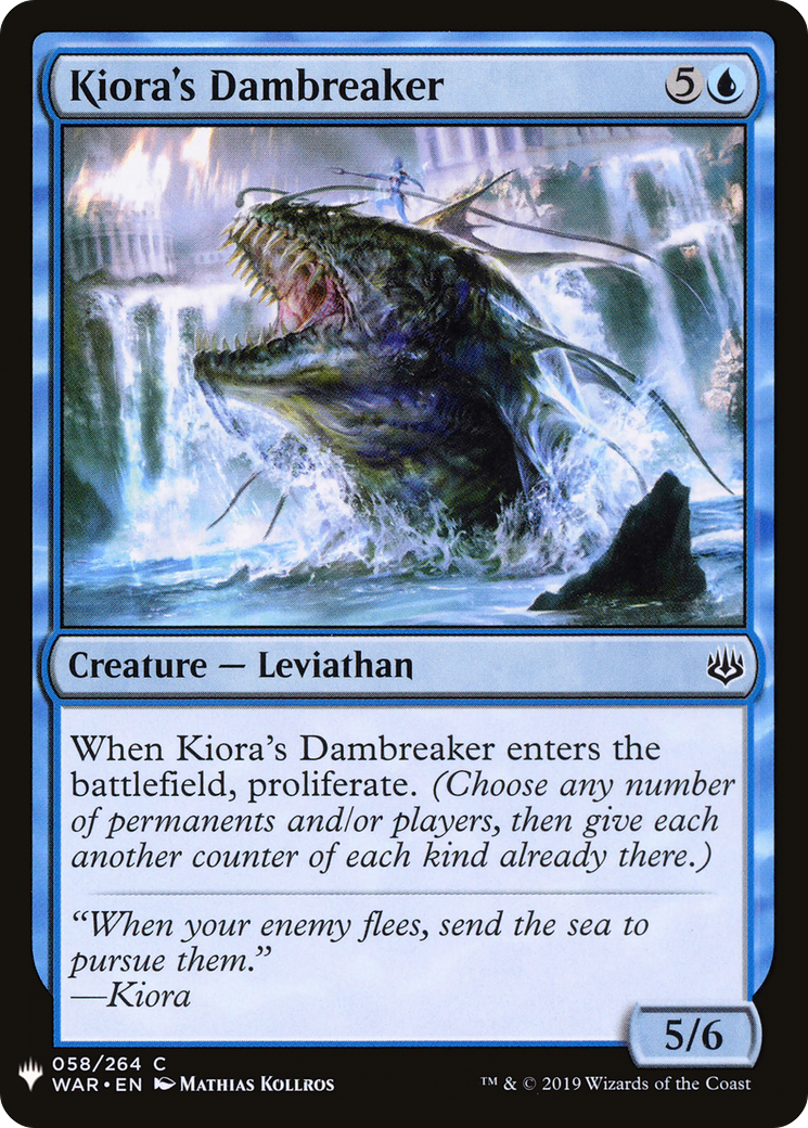Kiora's Dambreaker |  (WAR-58) [The List]