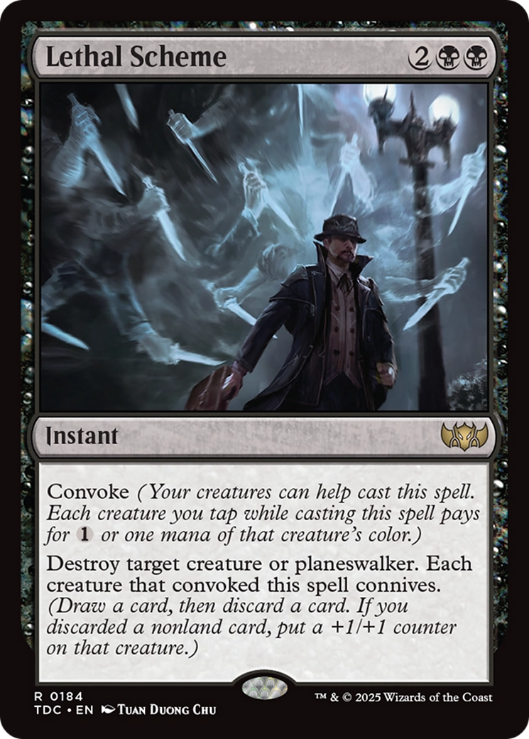 Lethal Scheme (184) [Commander: Tarkir: Dragonstorm]