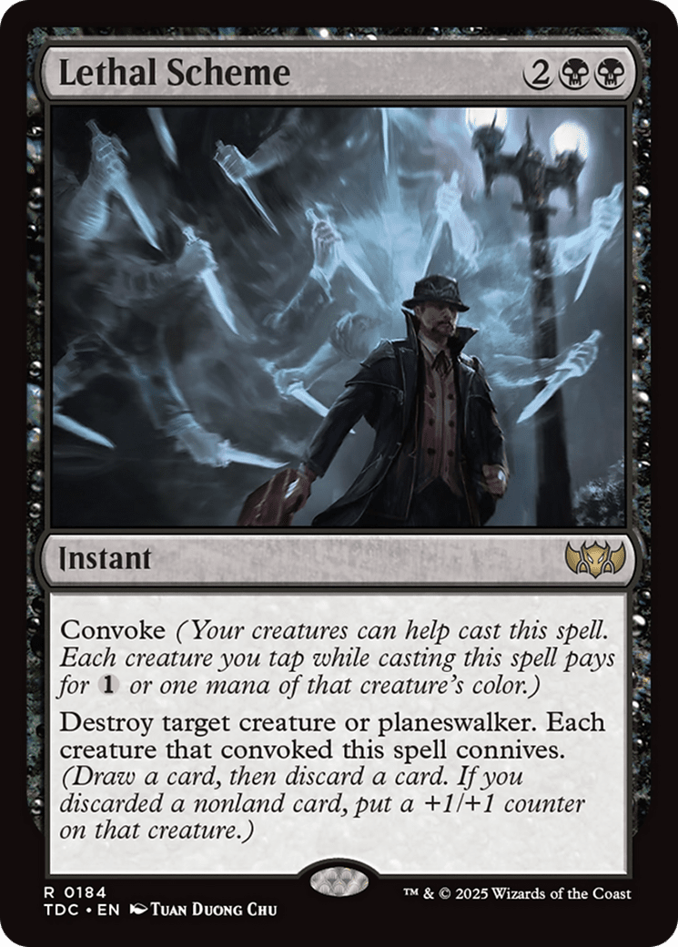 Lethal Scheme (184) [Commander: Tarkir: Dragonstorm]
