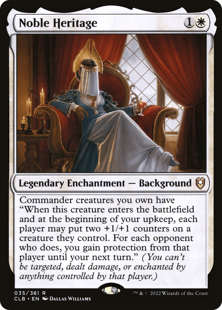 Noble Heritage [Commander Legends: Battle for Baldur's Gate] Foil