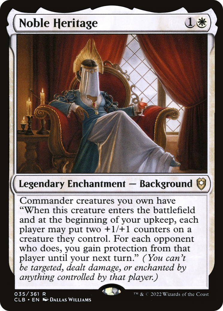 Noble Heritage [Commander Legends: Battle for Baldur's Gate] Foil