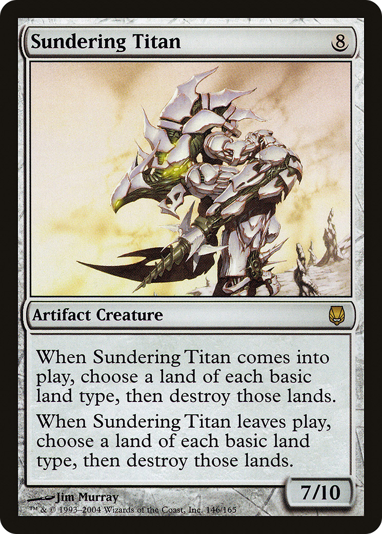 Sundering Titan [Darksteel] Foil