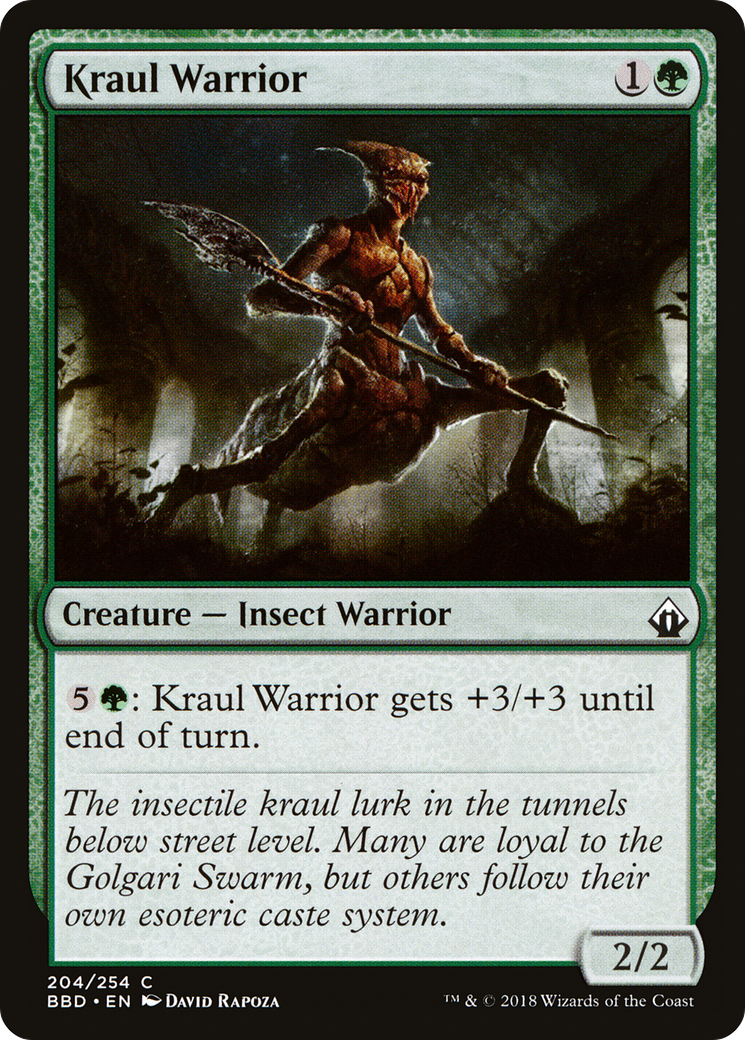 Kraul Warrior [Battlebond] Foil