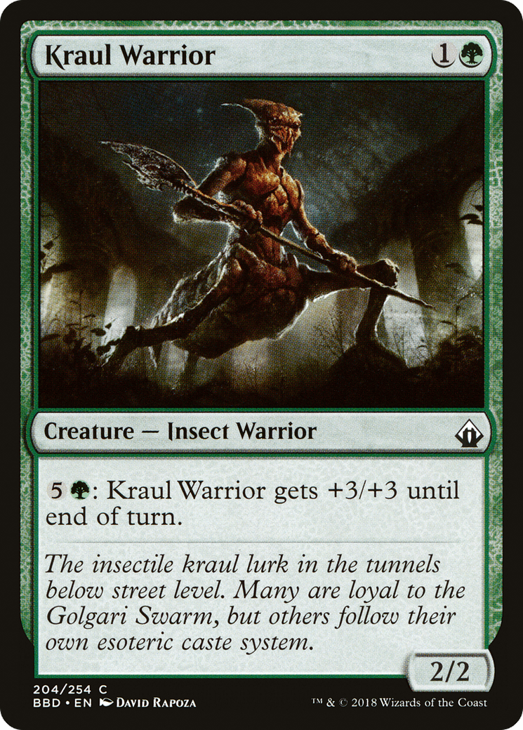 Kraul Warrior [Battlebond] Foil