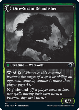 Burly Breaker // Dire-Strain Demolisher [Innistrad: Double Feature] Foil