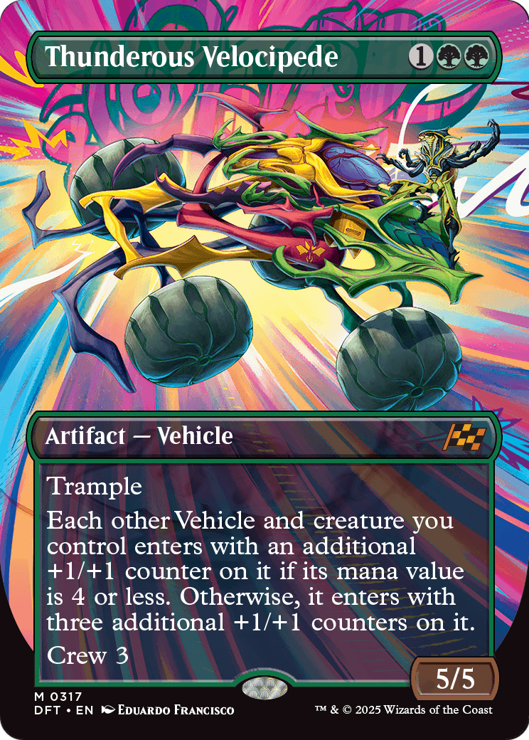 Thunderous Velocipede |  Foil (317) [Aetherdrift]