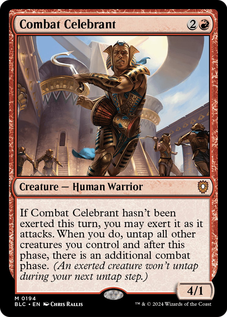 Combat Celebrant [Bloomburrow Commander]