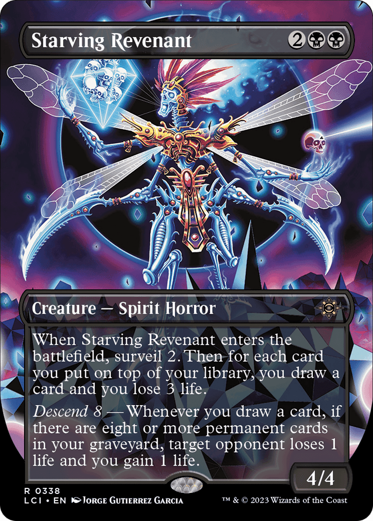 Starving Revenant (Borderless) [The Lost Caverns of Ixalan] Foil