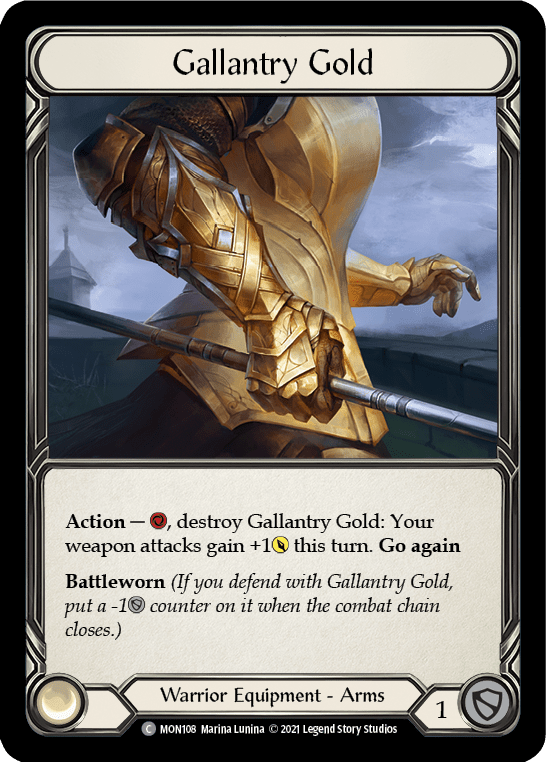 Gallantry Gold [MON108] (Monarch)  1st Edition Normal