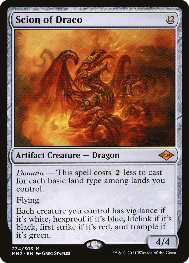 Scion of Draco [Modern Horizons 2] Foil