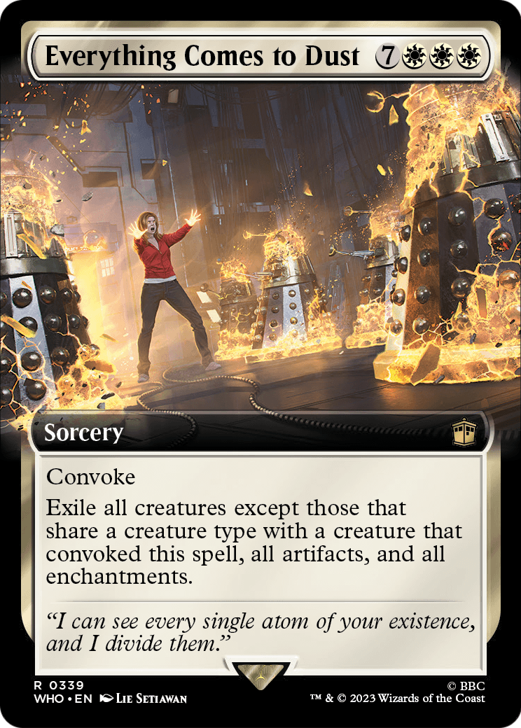 Everything Comes to Dust (Extended Art) [Doctor Who] Foil