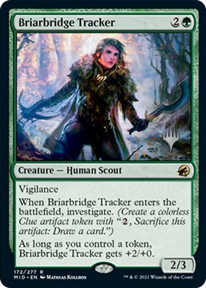 Briarbridge Tracker 172p/171 (Promo Pack: Innistrad: Midnight Hunt)  - Foil