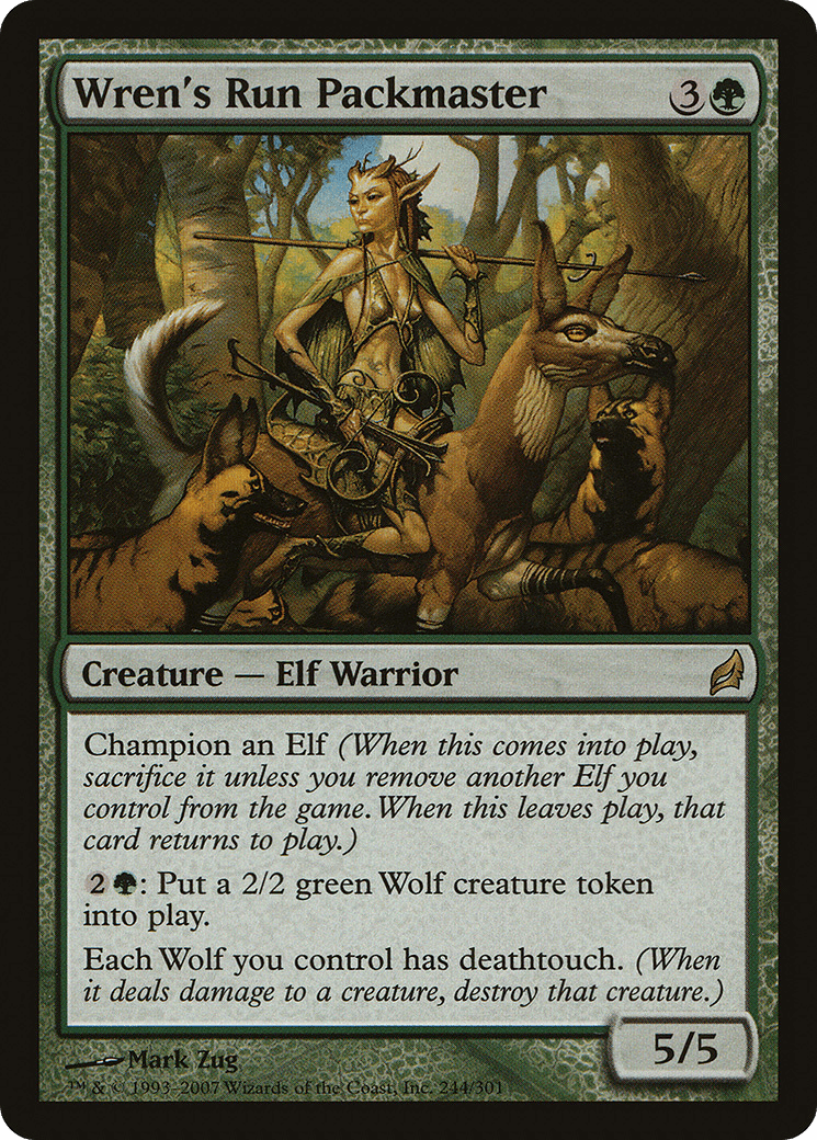 Wren's Run Packmaster [Lorwyn] Foil