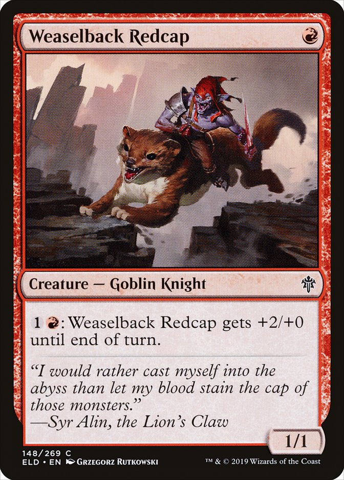 Weaselback Redcap 148/269 (Throne of Eldraine)  - Foil