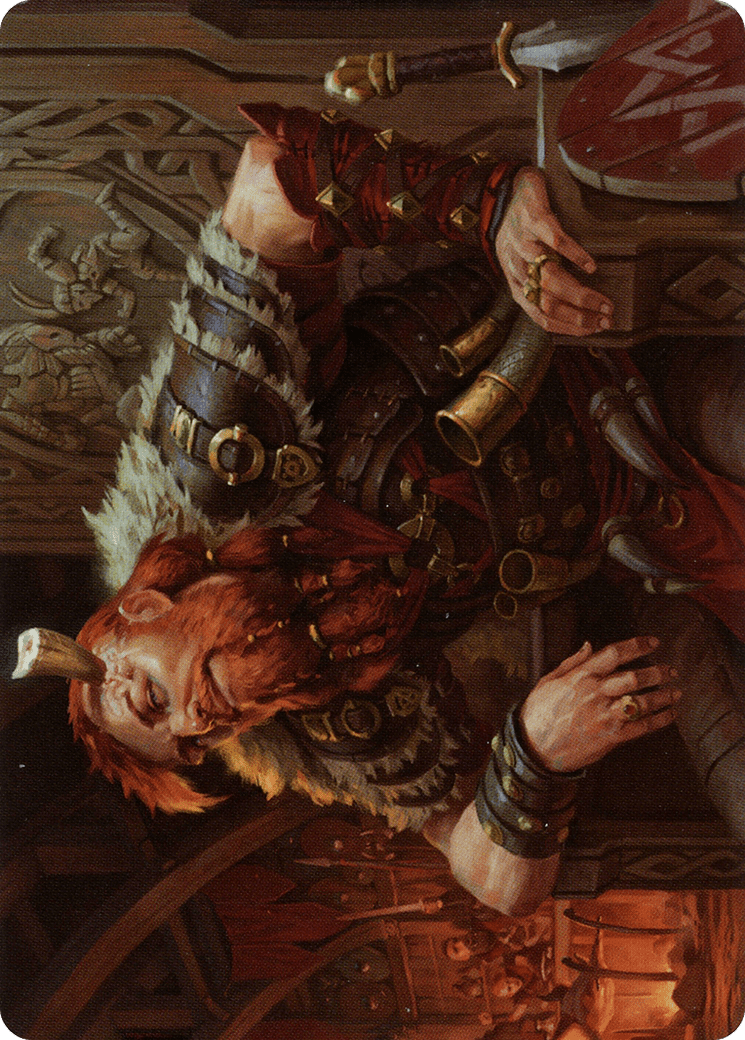 Arni Brokenbrow // Arni Brokenbrow (AKHM-030) - Kaldheim Art Series (Borderless) Foil