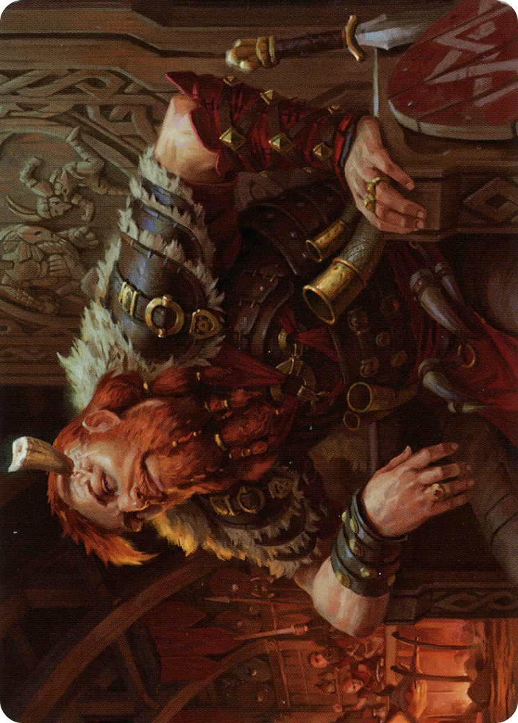 Arni Brokenbrow // Arni Brokenbrow (AKHM-030) - Kaldheim Art Series (Borderless) Foil