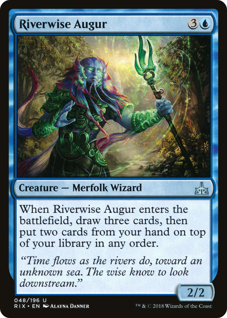 Riverwise Augur [Rivals of Ixalan] Foil