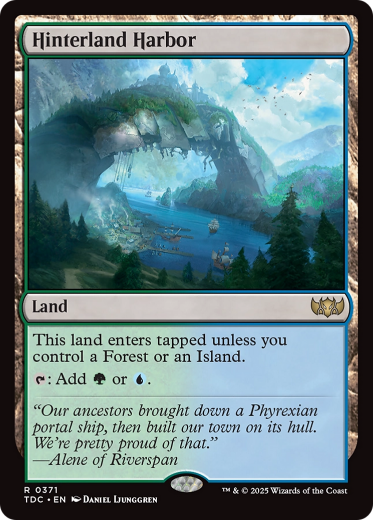 Hinterland Harbor (371) [Commander: Tarkir: Dragonstorm]