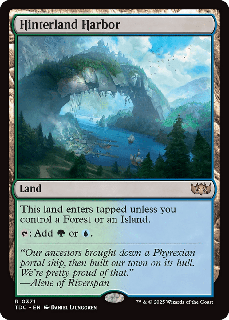 Hinterland Harbor (371) [Commander: Tarkir: Dragonstorm]