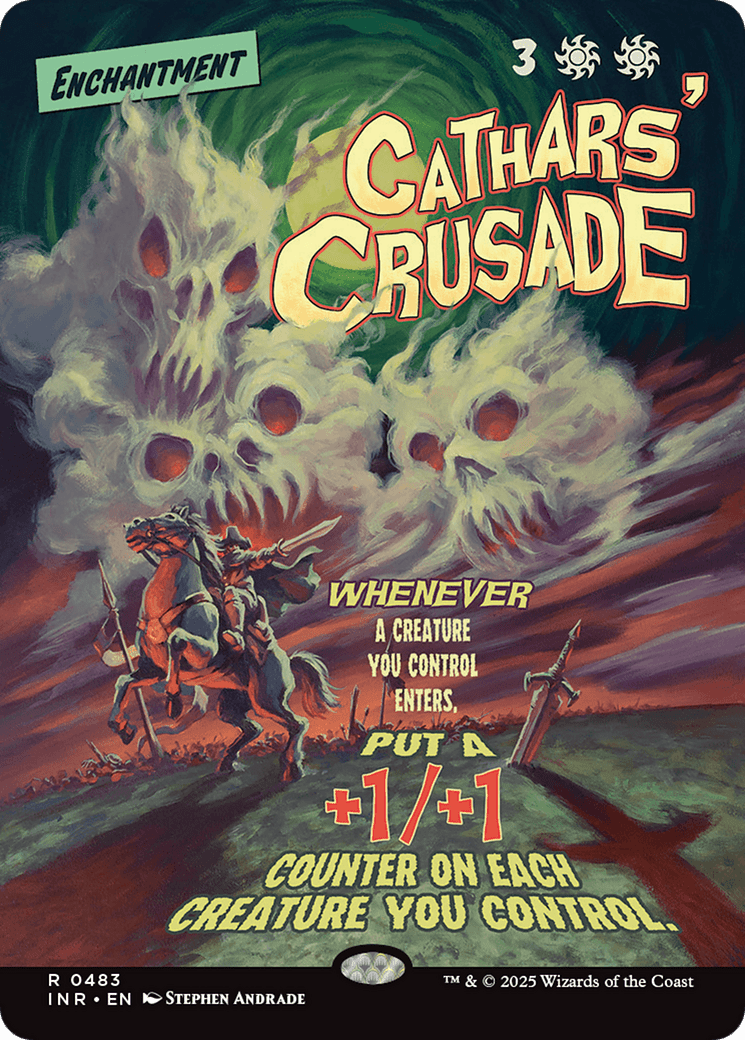 Cathars' Crusade (Showcase) (-483) [Innistrad Remastered]  Foil