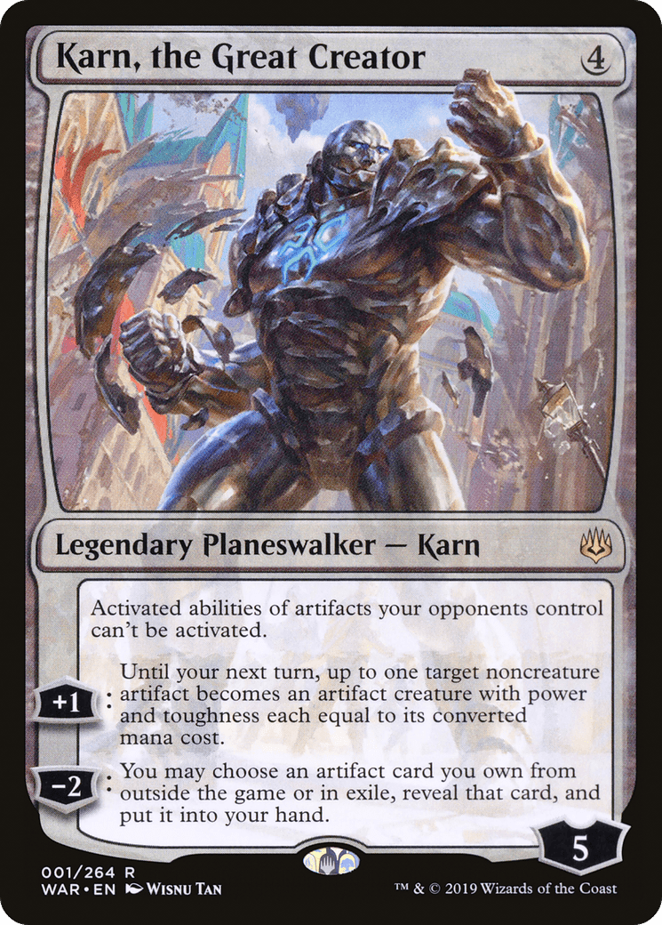 Karn, the Great Creator [War of the Spark] Foil