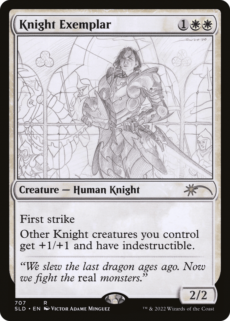 Knight Exemplar (707) [Secret Lair Drop Series] Foil