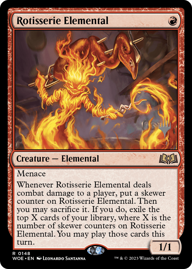 Rotisserie Elemental (Promo Pack) [Wilds of Eldraine Promos]