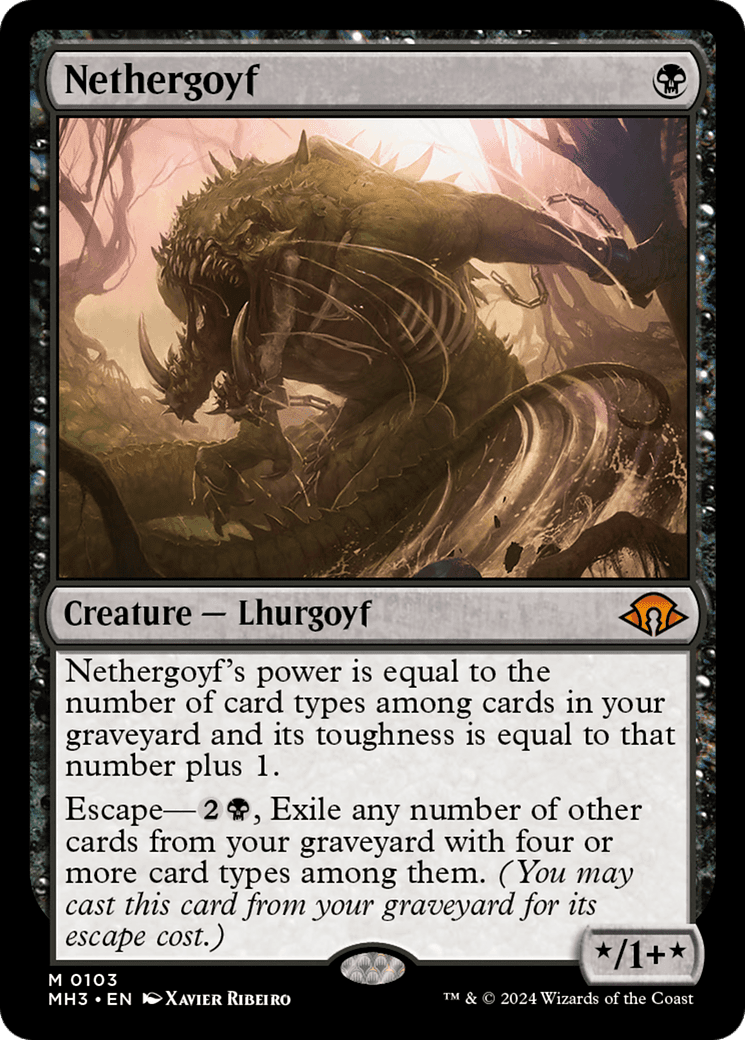 Nethergoyf [Modern Horizons 3] Foil