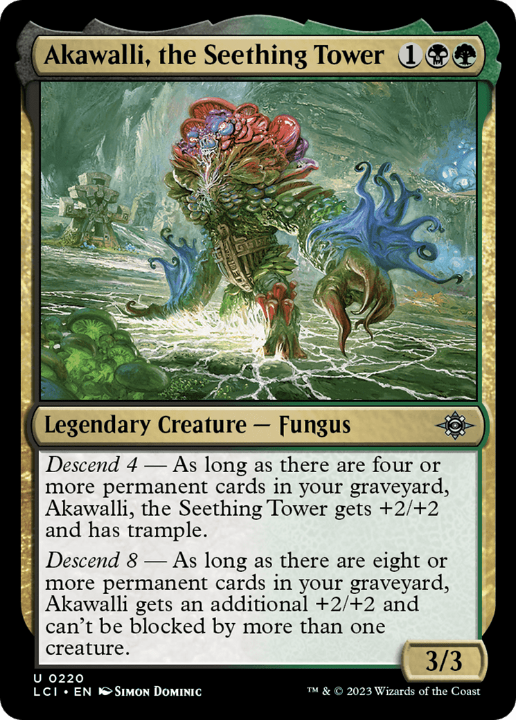 Akawalli, the Seething Tower [The Lost Caverns of Ixalan] Foil