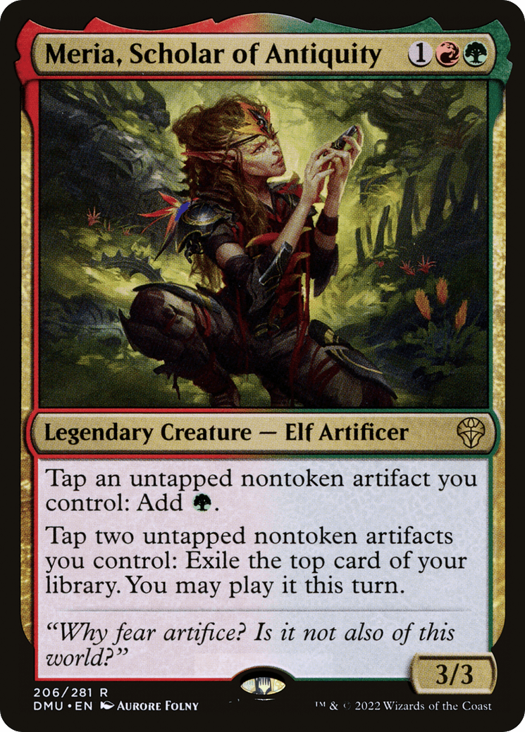 Meria, Scholar of Antiquity [Dominaria United] Foil
