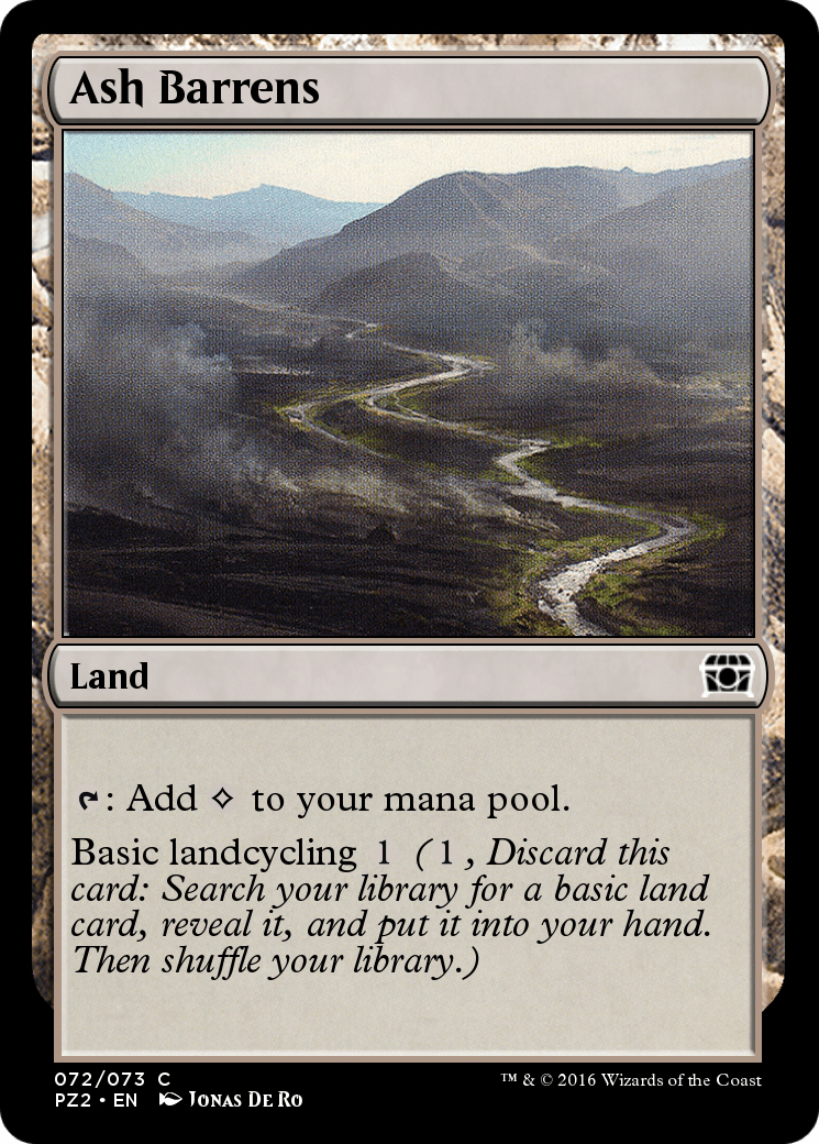 Ash Barrens (PZ2-072) - Treasure Chest Foil