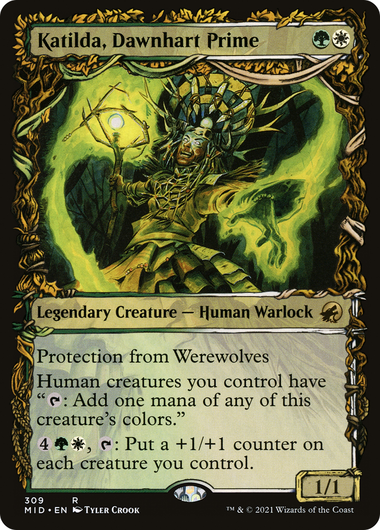 Katilda, Dawnhart Prime (Showcase Equinox) [Innistrad: Midnight Hunt] Foil