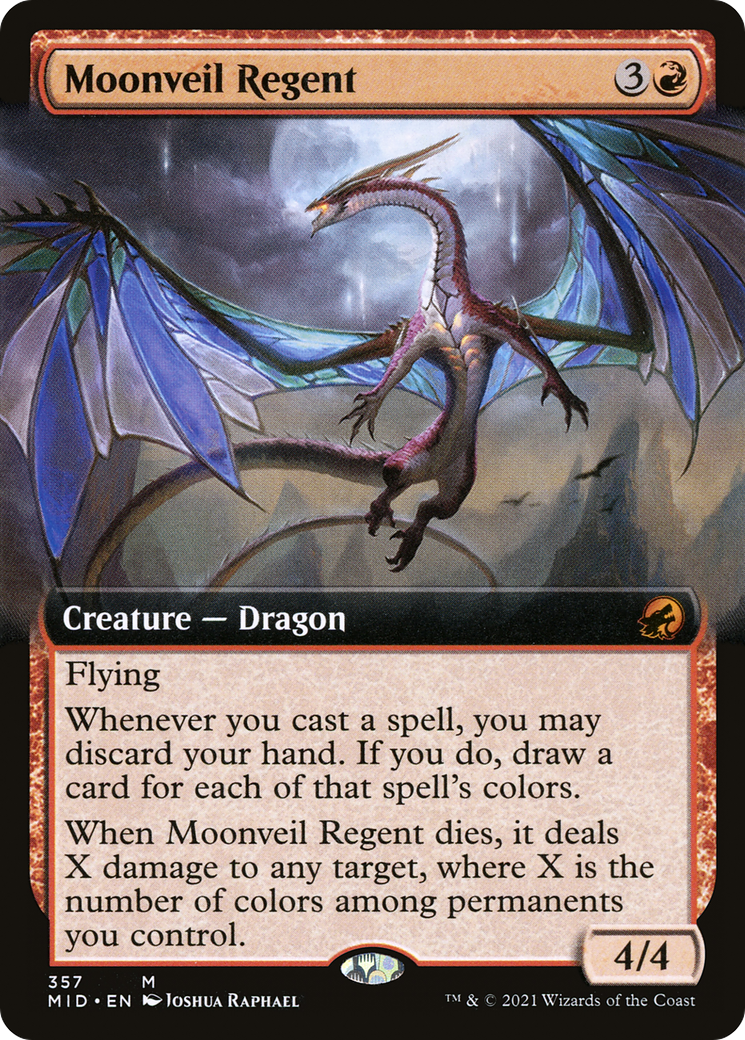 Moonveil Regent (Extended Art) [Innistrad: Midnight Hunt] Foil