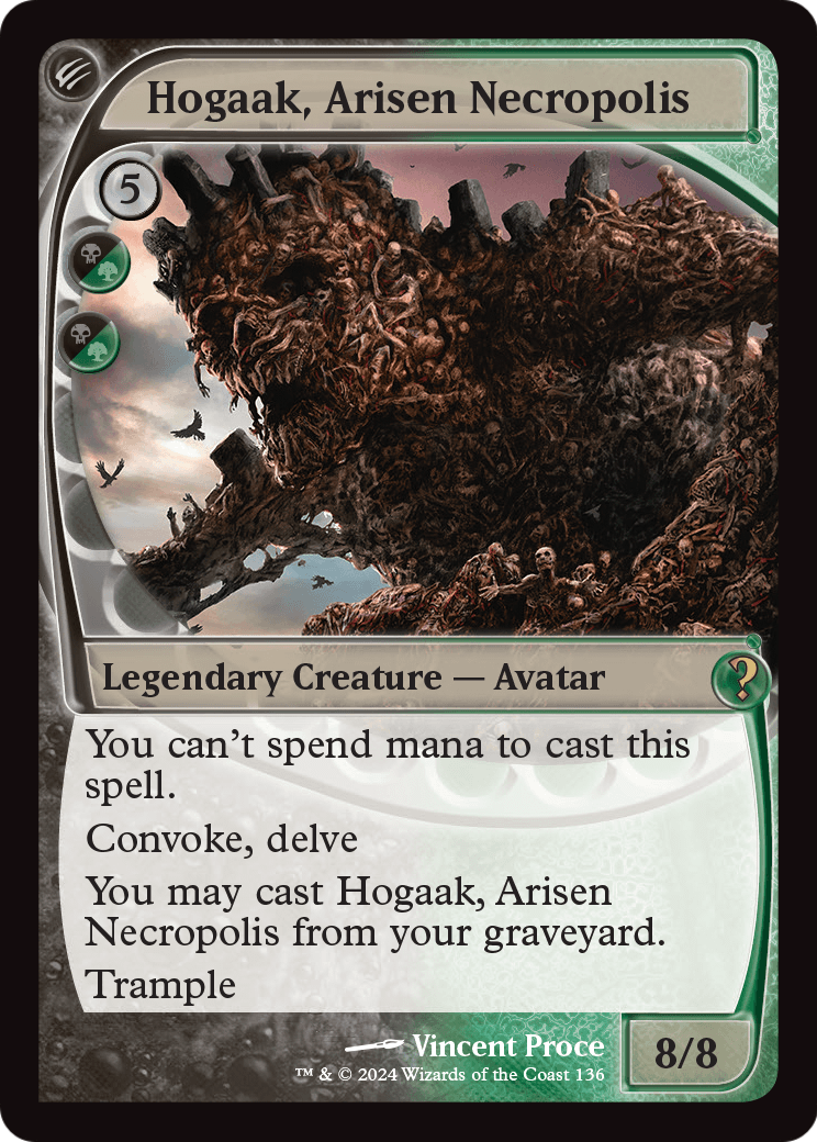 Hogaak, Arisen Necropolis (Future Sight) [Mystery Booster 2]