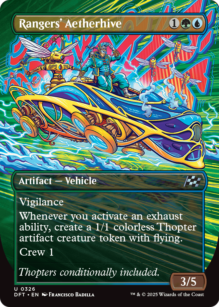 Rangers' Aetherhive (Borderless) |  Foil (326) [Aetherdrift]