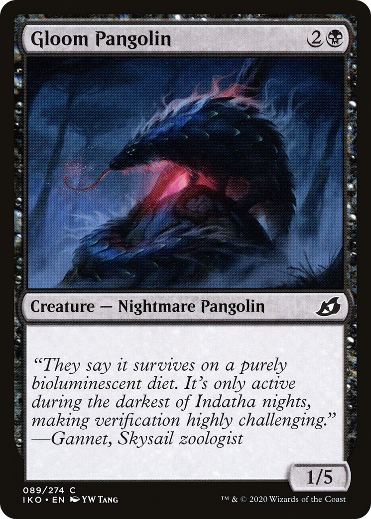Gloom Pangolin [Ikoria: Lair of Behemoths] Foil
