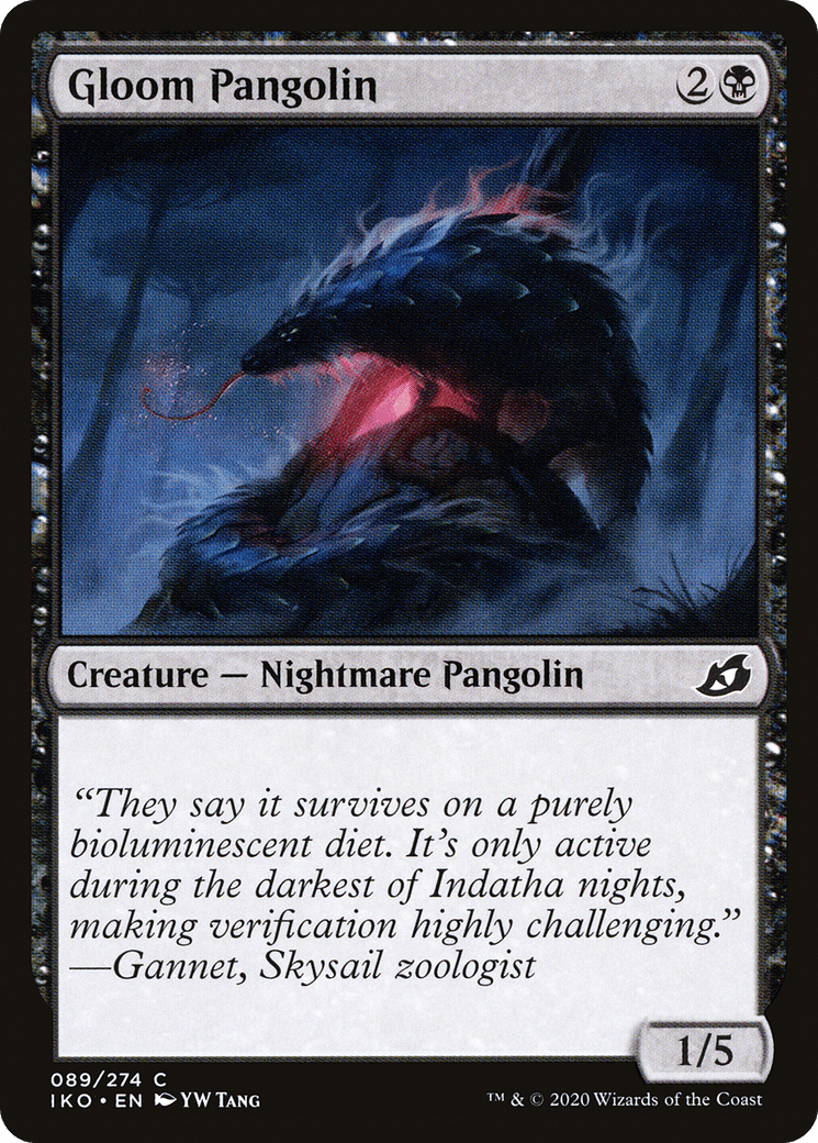 Gloom Pangolin [Ikoria: Lair of Behemoths] Foil
